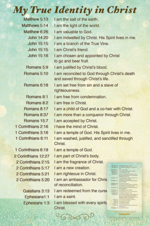 Identity in Christ Prayer Card » Sharon Jaynes